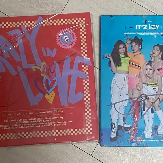 있지 유나 싸인 앨범 일괄 양도