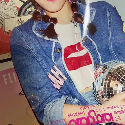 (포스터 강미나) 아이오아이 스페셜 앨범 데뷔 앨범