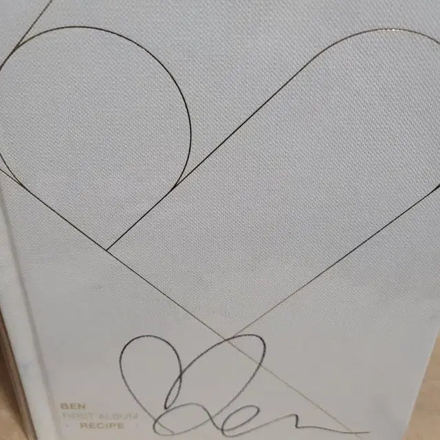 벤 친필메시지 싸인 ㅂ  ㅁ