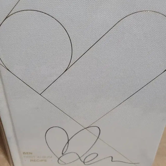 벤 친필메시지 싸인 ㅂ  ㅁ