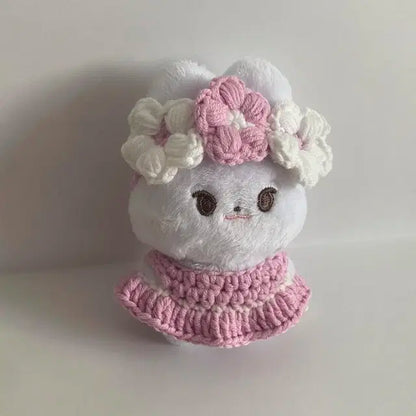 10cm 인형 원피스 꽃 머리띠