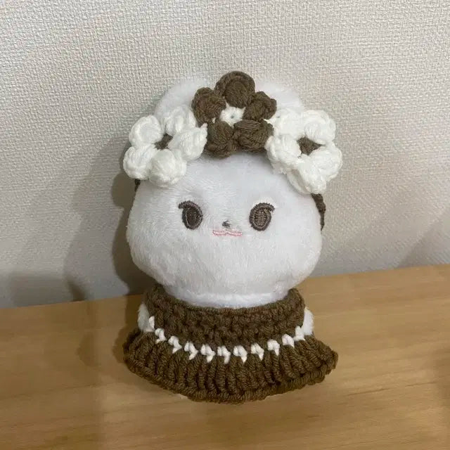10cm 인형 원피스 꽃 머리띠