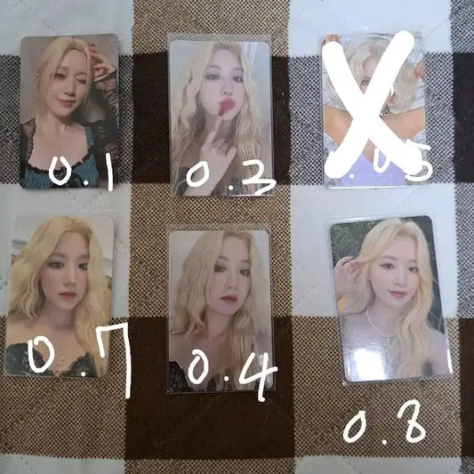 (여자)아이들 누드, 시즌그리팅 포카 팝니다 (슈화, 소연)