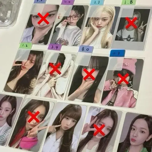 장원영 시세킹 포카 양도 얼빡녕,볼찌부녕,돼햄녕,담요녕,금발녕