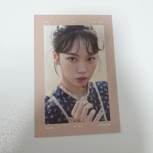 아이즈윈 미니4집 구성품 김채원 카드