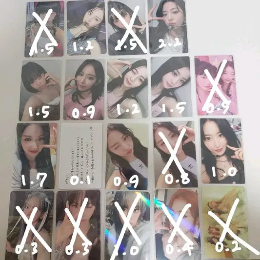 르세라핌 미공포 포카 알라딘 특전 분철,양도