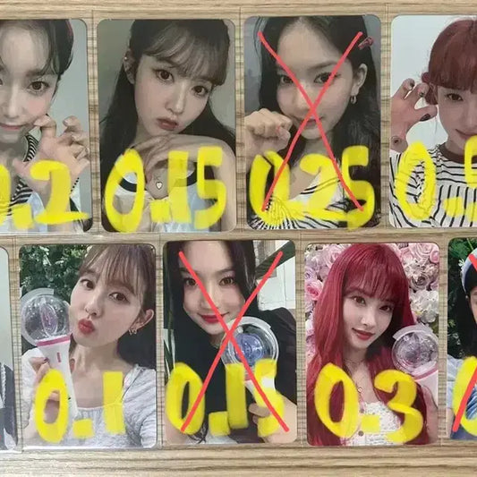 모든 포카 0.2!!!) 스테이씨 팬미팅 응원봉 멤버쉽 포카