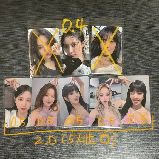 아이들 i feel 퀸카 포카 미연 민니 소연 우기 슈화