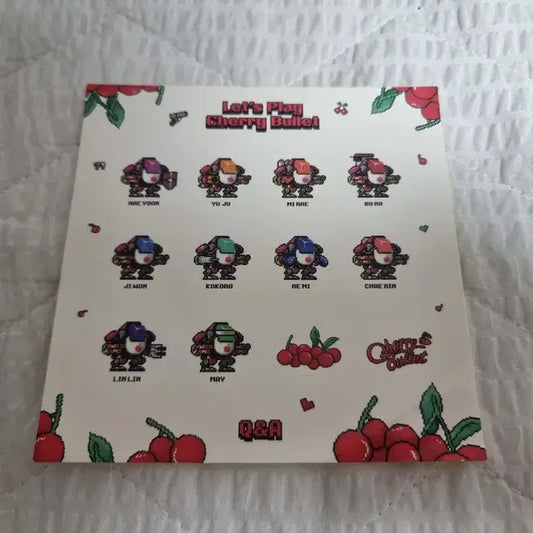 체리블렛 큐앤에이 스티커