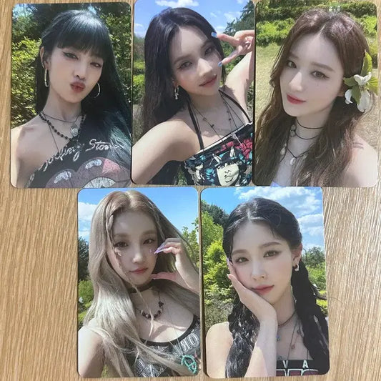 여자아이들 콘서트 포토카드