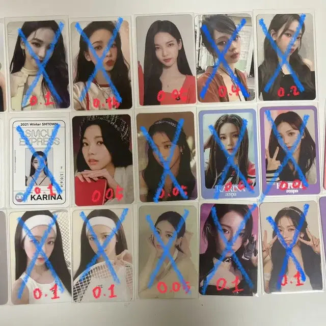 에스파 포카 양도 aespa 카리나 지젤 닝닝 윈터