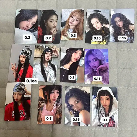뉴진스 무라카미 라인프렌즈 팝업 포카 세트 1, 2
