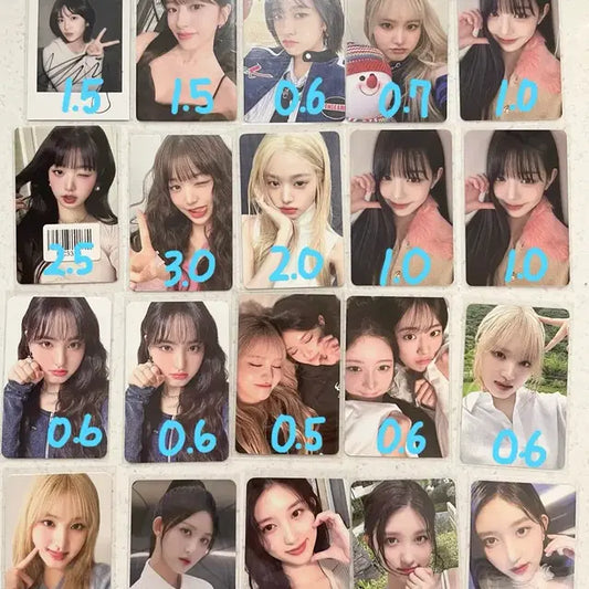아이브  포카 판매합니다 럭드얼빡장원영마인배기미공포사웨위드뮤