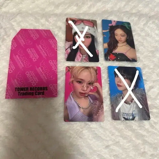 aespa 에스파 hot mess 타워레코드 특전 포카 트레카