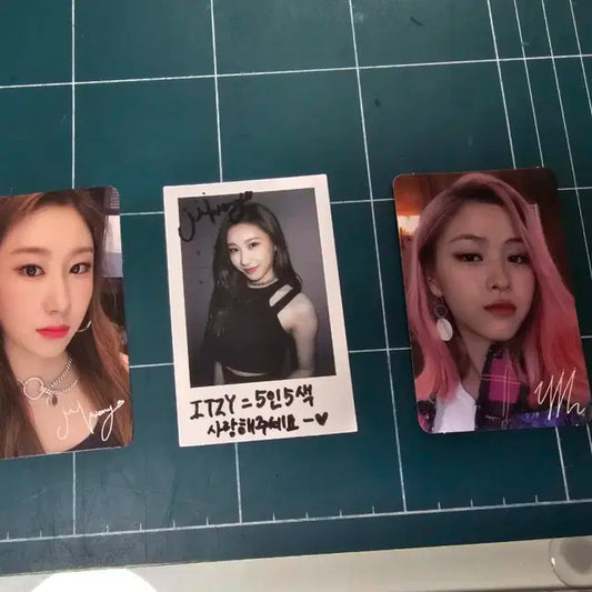 있지 류진, 채령 ICY 포토카드 일괄