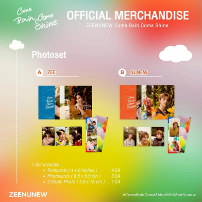 [PRE-ORDER] ZEENUNEW -  COME RAIN COME SHINE OFFICIAL MERCHANDISE