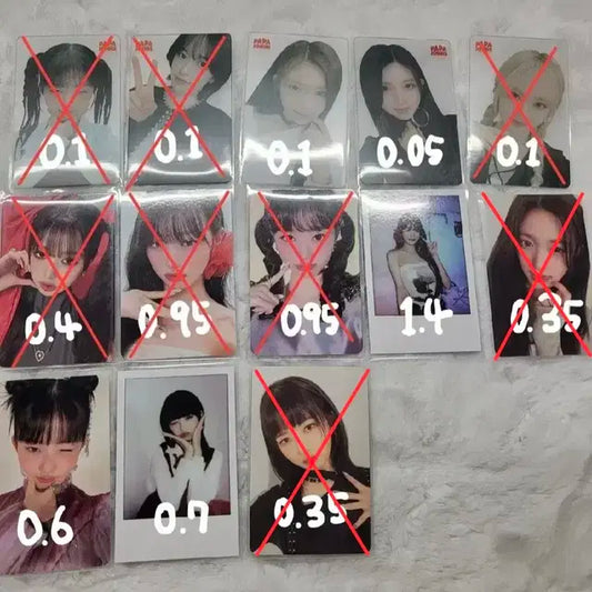 아이브 원영 이서 가을 유진 레이 리즈 앨포 미공포 포토카드