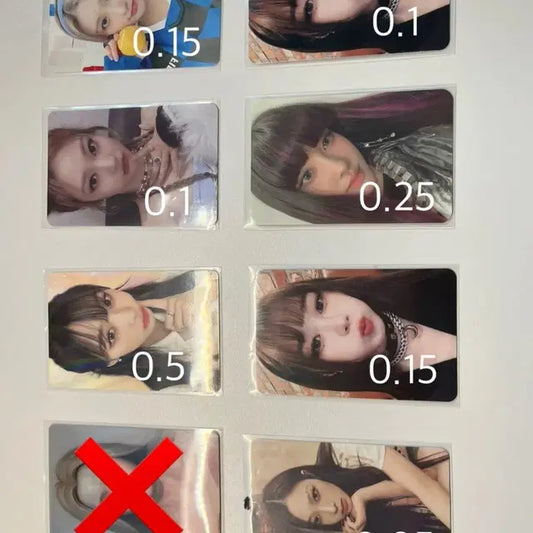 에스파 아이브포카 판매   에스파카리나윈터닝닝지젤포카포토카드ㅅㅊㅇ