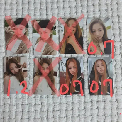 에눌가능)블랙핑크 본핑크 포카 포토카드 제니 셀포 럭드 럭키드로우