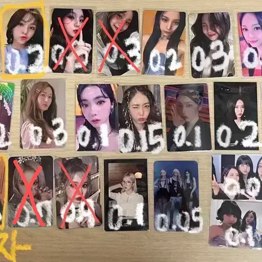여자친구 비비지 포카 판매 은하 엄지 신비 / 미공포 앨포 시그