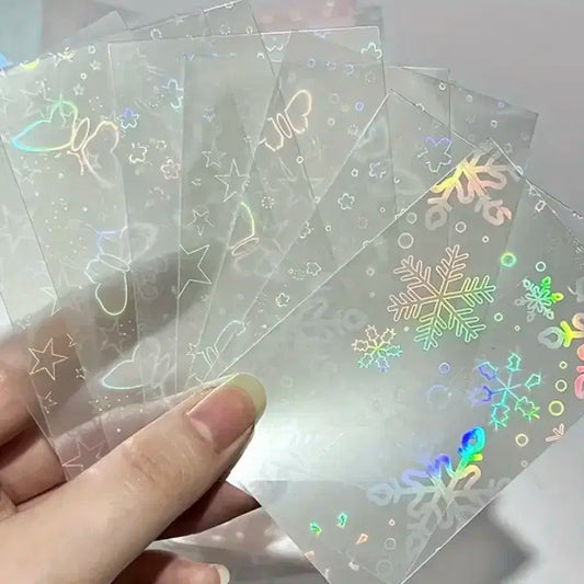 고퀄 홀로그램 카드슬리브 포카 포장용품 아이브 뉴진스 에스파 하츠투하츠