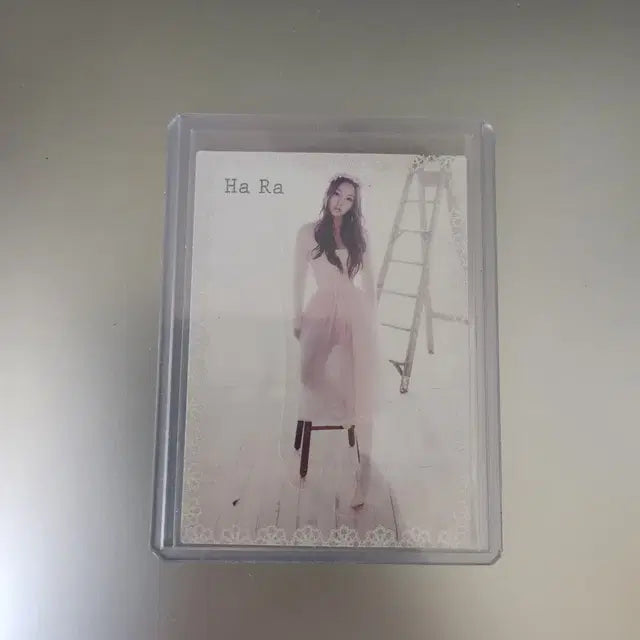 2011 대원미디어 카라 스타컬렉션 구하라 프린팅사인 책갈피 카드