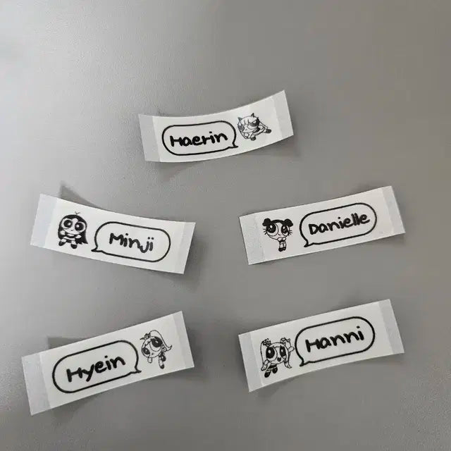[커스텀 가능] NJZ 뉴진스 이름표 제작