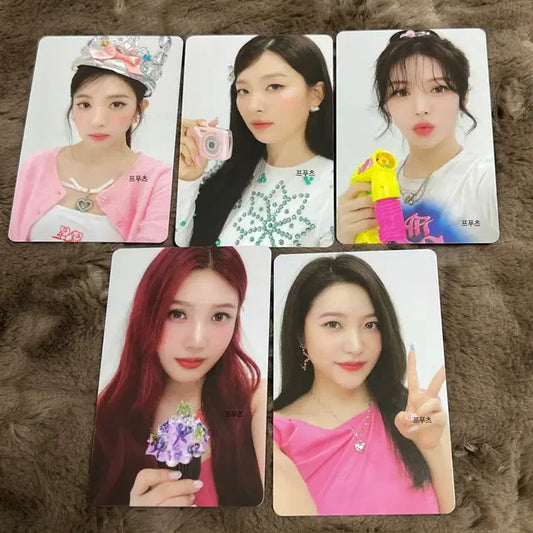 [일괄] 레드벨벳 2025 SMTOWN 30주년 포카 포토카드 패밀리