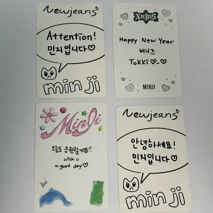 처분) 뉴진스 민지 포토카드 포카 일괄