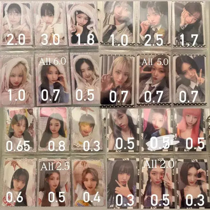아이브 포토카드 일괄 판매
