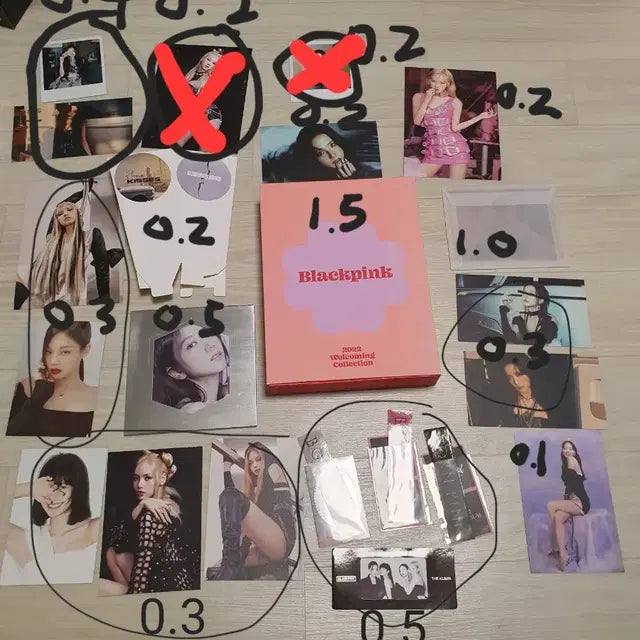 <단7일간 10%할인> 블랙핑크 지수 로제 제니 리사 포토카드 팝업 특전