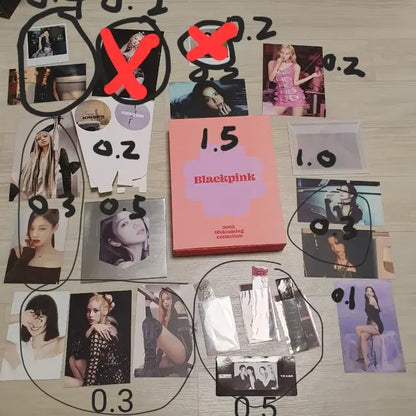 <단7일간 10%할인> 블랙핑크 지수 로제 제니 리사 포토카드 팝업 특전