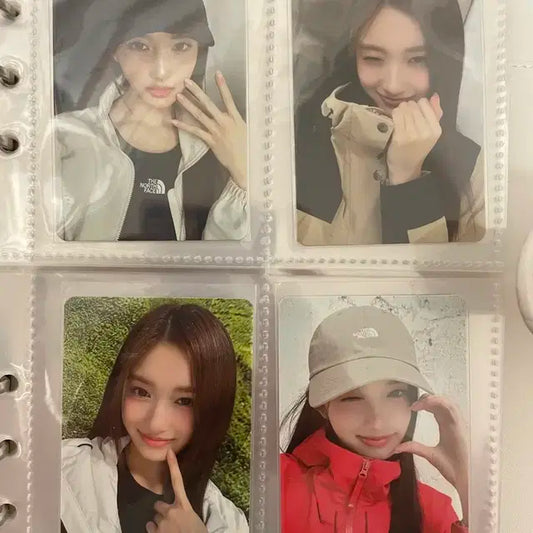 아이브이서 노스페이스 광고포카