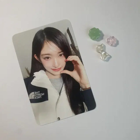 아이브 이서 노스페이스 포카