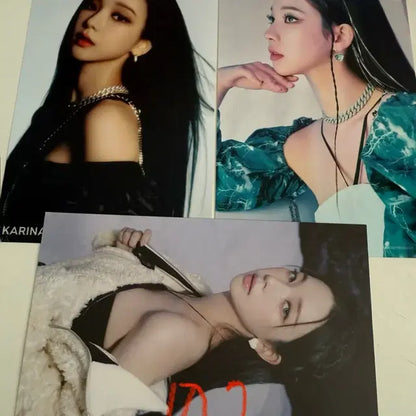 뒷장) 에스파 4*6포토 인화사진 양도 갓더비트 카리나윈터닝닝지젤