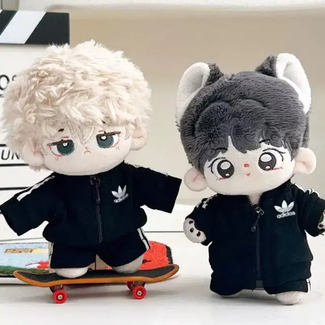 10cm인형옷 트레이닝복비니세트