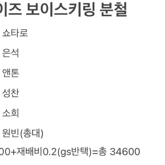 라이즈 오디세이 보이스키링 인형 분철 a 버전