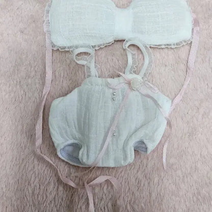 굿나잇 로즈리본 핑크 10cm 인형옷