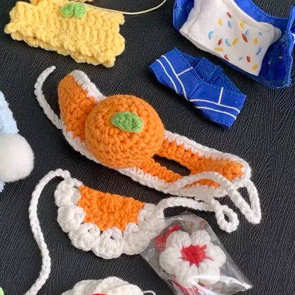 10cm 인형옷 뜨개옷 양도 치타리 이곰도 일괄 2.0