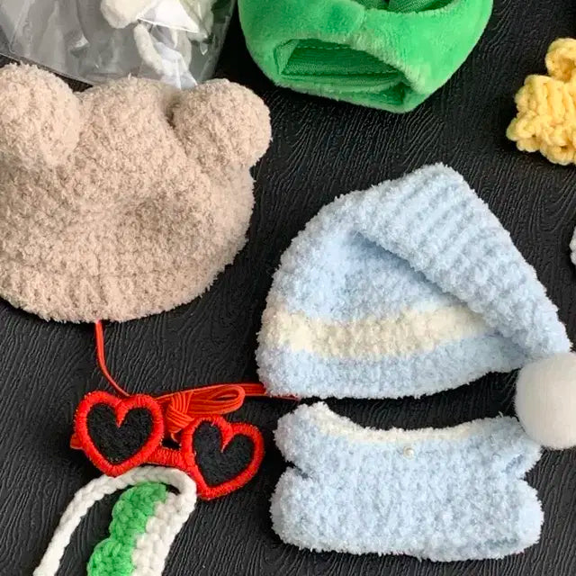 10cm 인형옷 뜨개옷 양도 치타리 이곰도 일괄 2.0