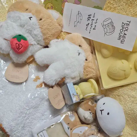 엑소 백현 터래기 키링 인형 얼음틀 러그 포카홀더