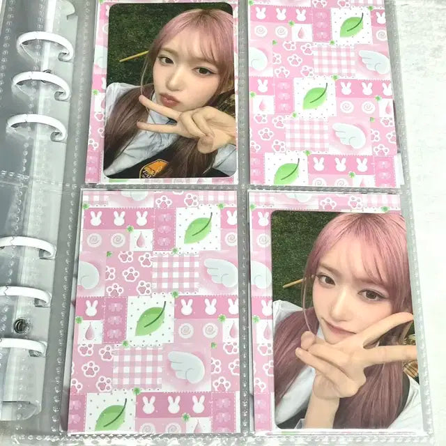 [양면/3+1]토끼 나투로마키 패치워크 바인더대지