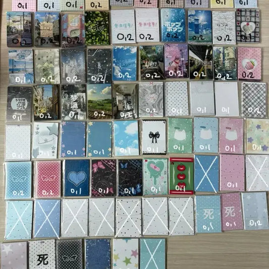 500원~ 1000원 바인더 대지 포카 대지 판매