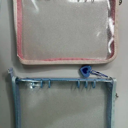 6공 지퍼바인더 핑크 하늘 양도 팔아요