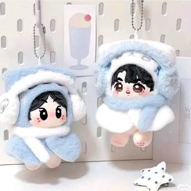 10cm 인형옷 고양이 성가대