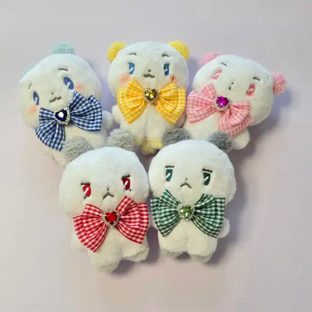 플레이브 므메미무 하트 체크리본