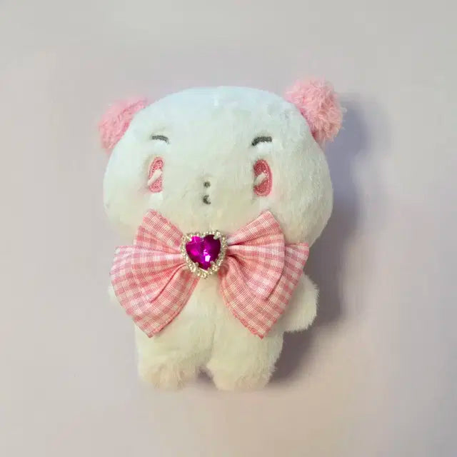 플레이브 므메미무 하트 체크리본