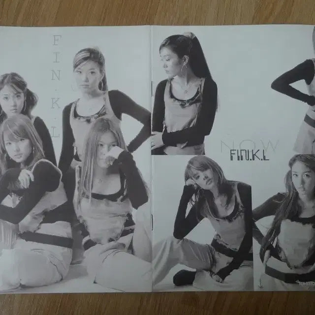 2000년 걸그룹 핑클 흑백 화보집