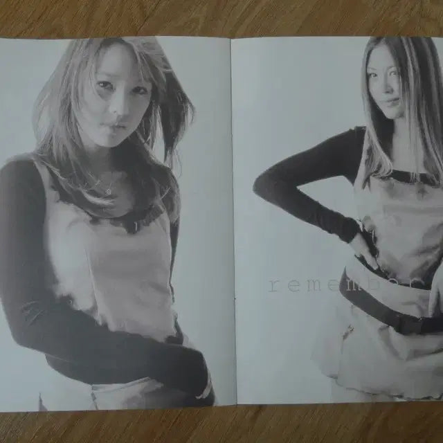 2000년 걸그룹 핑클 흑백 화보집