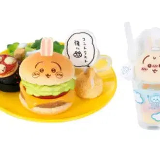 치이카와 레스토랑 미니 피규어 ( 우사기 햄버거 )